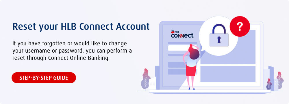 Reset your HLB Connect Account username or password