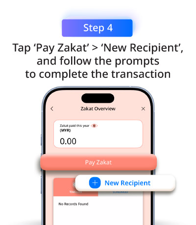 pay zakat app en step 4