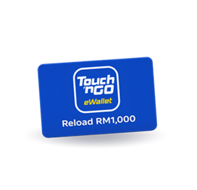 PIN Tambah Nilai TNG eWallet bernilai RM1,000