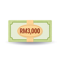 Hadiah Wang Tunai RM3,000