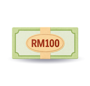 Hadiah Wang Tunai RM100