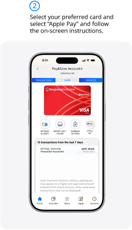 Apple Pay - How to add HLB card via HLB Connect