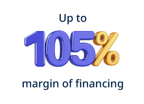 Financing up to 105%