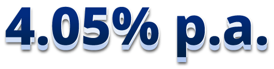 Enjoy financing rate at 4.05% p.a.