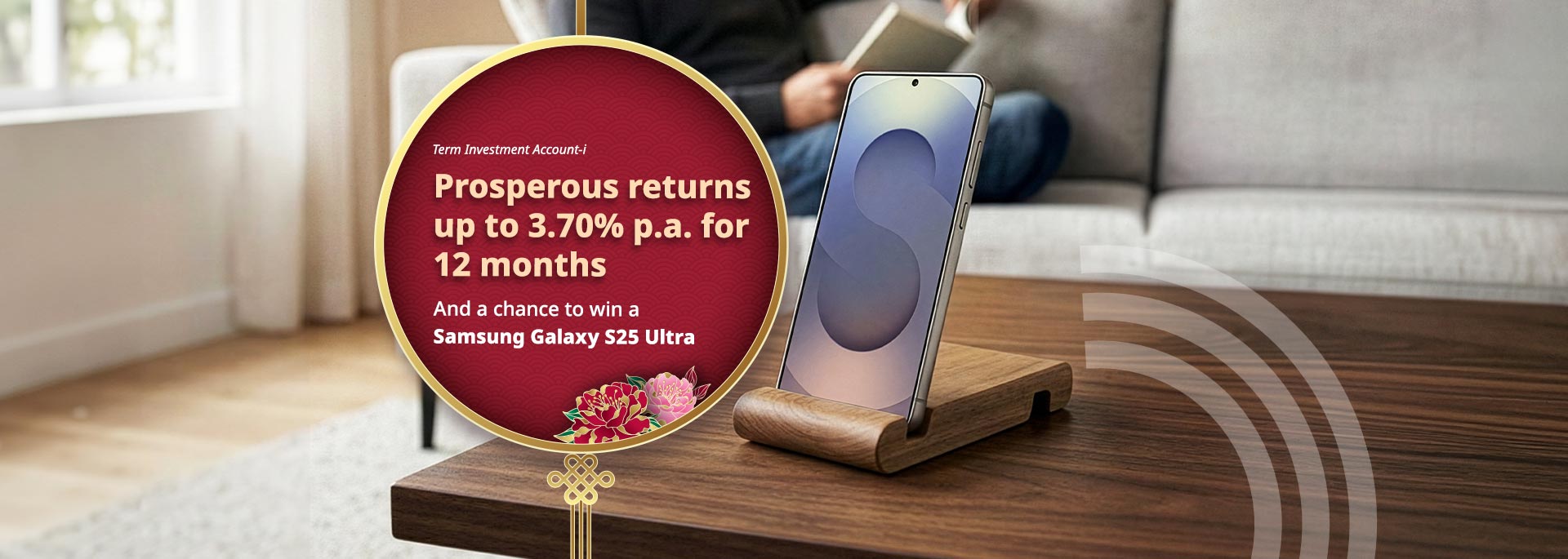 Prosperous returns up to 3.70% p.a. for 12 months